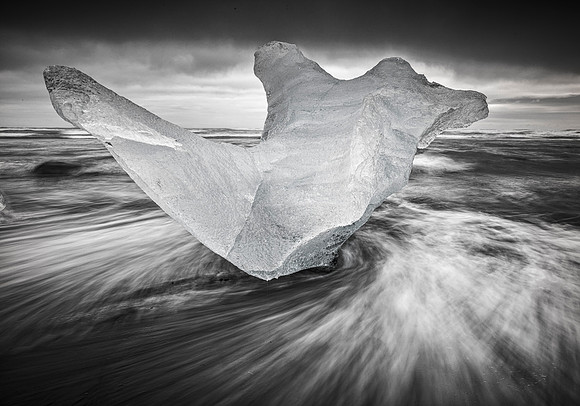 Crystal Beach Icebergs, Jokulsarlon, Iceland