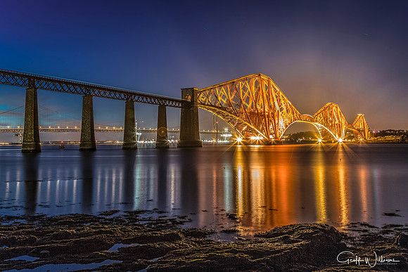 The Forth Rail Bridge, near Edinburgh, Scotland