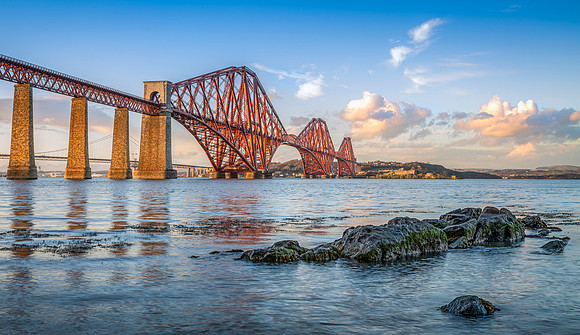 The Forth Rail Bridge, near Edinburgh, Scotland