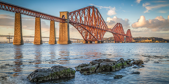 The Forth Rail Bridge, near Edinburgh, Scotland