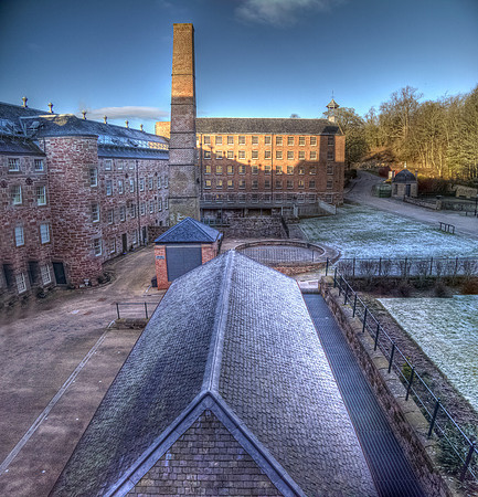 Winter frost at Stanley Mill in Perthshire, Scotland. This shot won the Historic Scotland photographic competition and featured in their calendar a couple of years later.